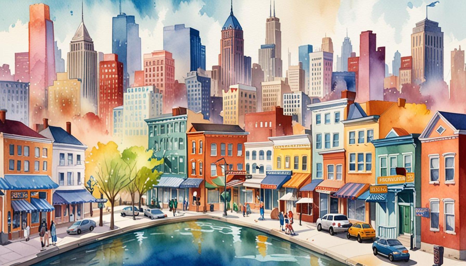 Analysis of the Growth of Local Economies in American Medium-Sized Cities